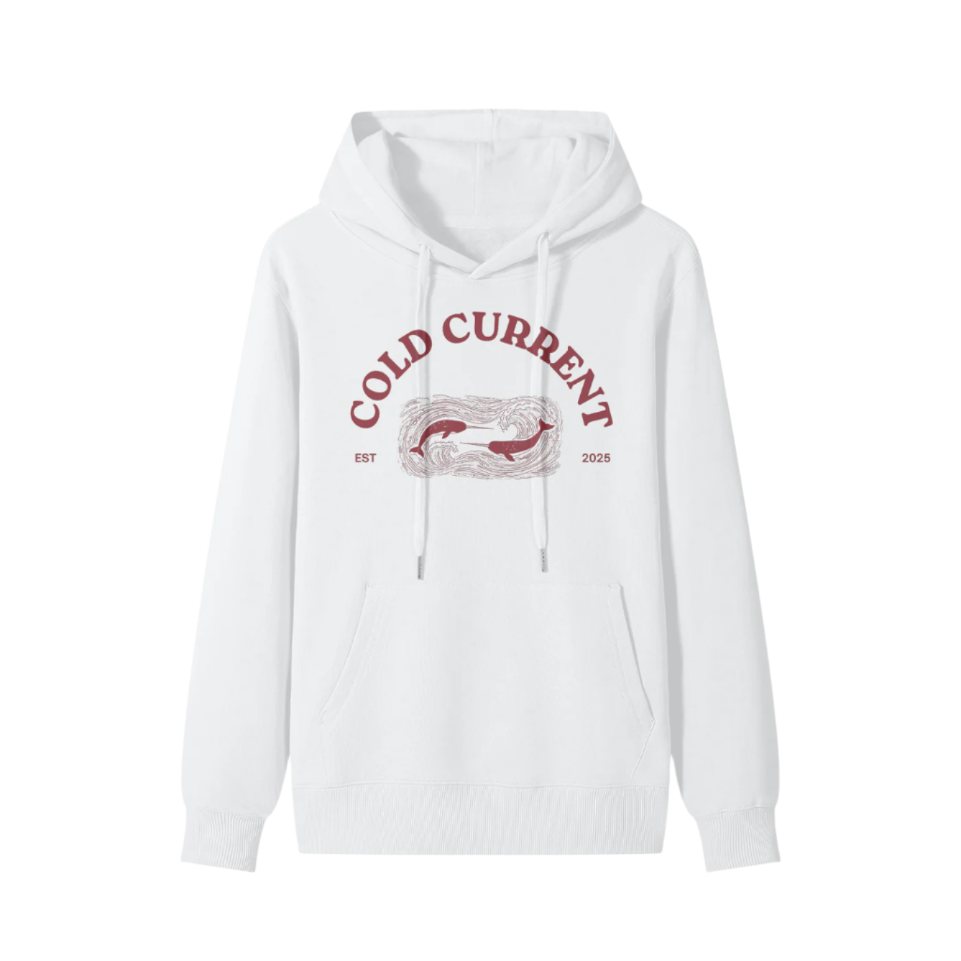 Red Narwhal Hoodie